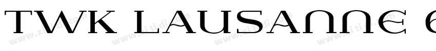 TWK Lausanne 650字体转换